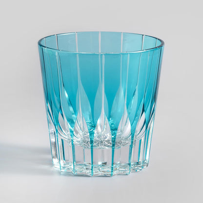 lovecove Hand-Cut Blue Crystal Whiskey Glass image 6
