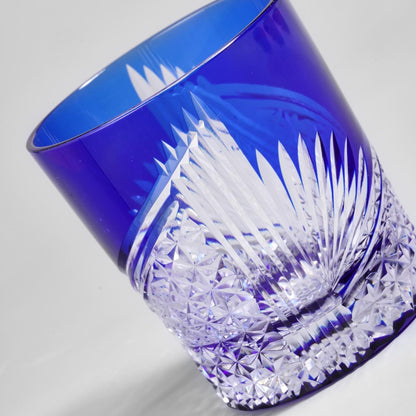 lovecove Hand Cut Blue Crystal Glass image 9