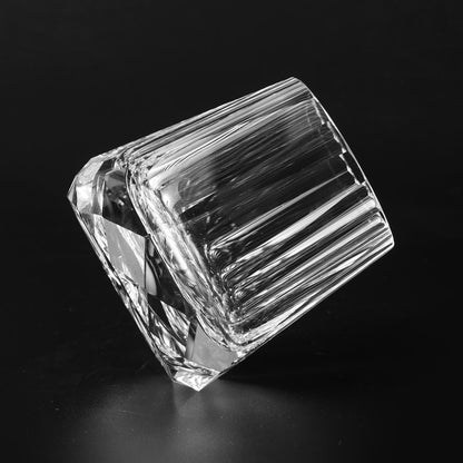lovecove Hand-Cut Clear Crystal Whiskey Glass image 2
