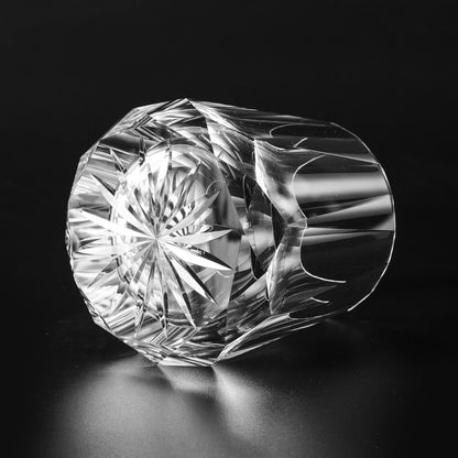 lovecove Hand-Cut Clear Crystal Whiskey Glass image 6