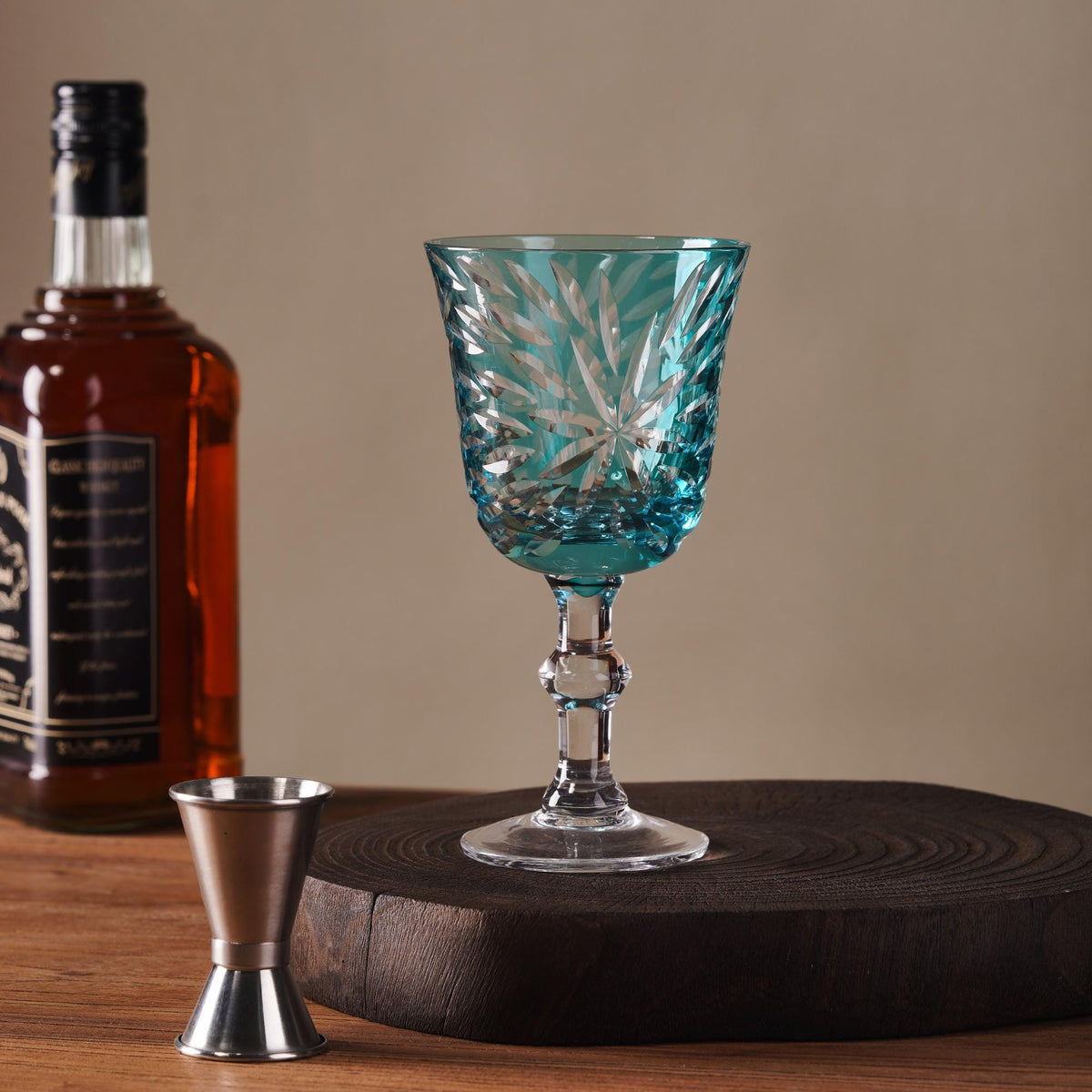 lovecove Hand-Cut Crystal Cocktail Glass image 2