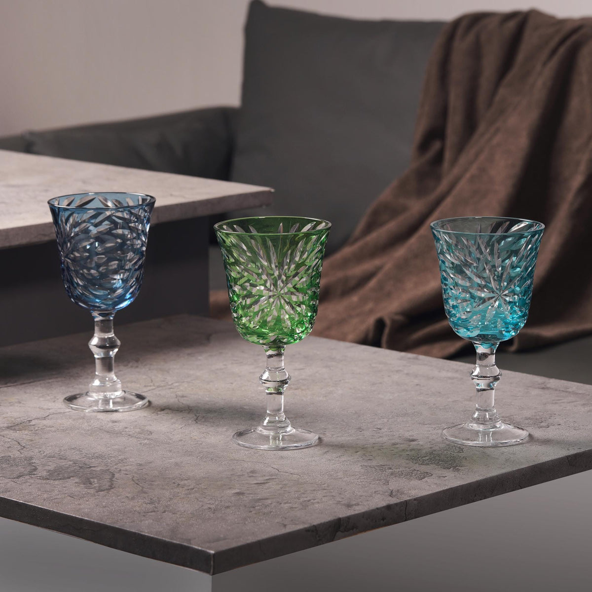 lovecove Hand-Cut Crystal Cocktail Glass image 5