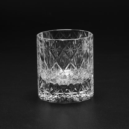 lovecove Hand Cut Clear Crystal Whisky Glass image 4