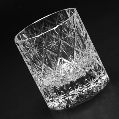 lovecove Hand Cut Clear Crystal Whisky Glass image 8