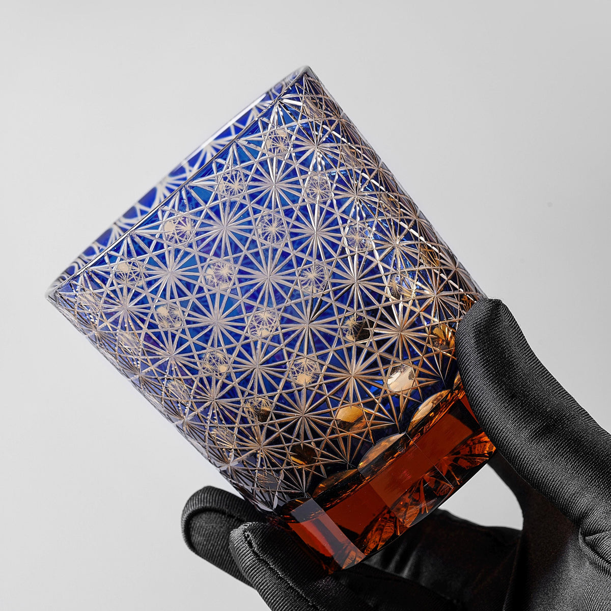 lovecove Hand Cut Crystal Whisky Glass image 2