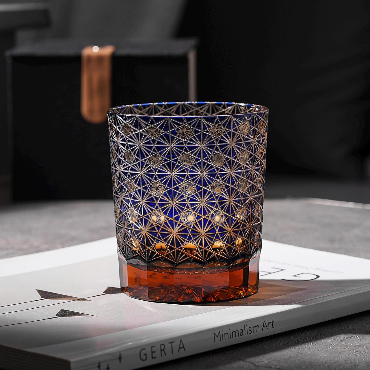 lovecove Hand Cut Crystal Whisky Glass image 6