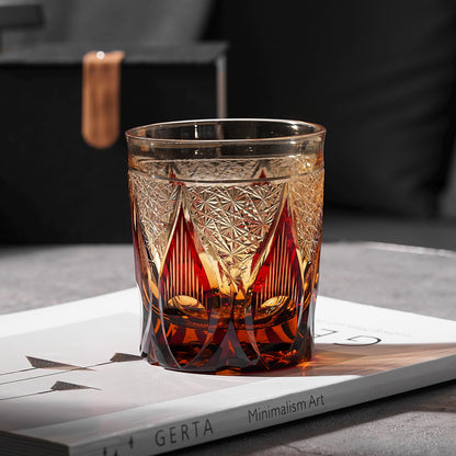lovecove Hand Cut Crystal Whisky Glasses image 5