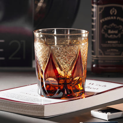 lovecove Hand Cut Crystal Whisky Glasses image 7