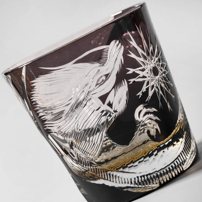 lovecove Hand-Cut Dragon Whiskey Glass image 8