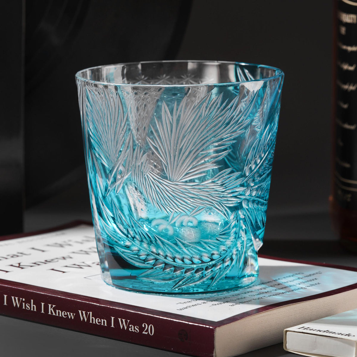 lovecove Hand-Cut Phoenix Whiskey Glass image 13