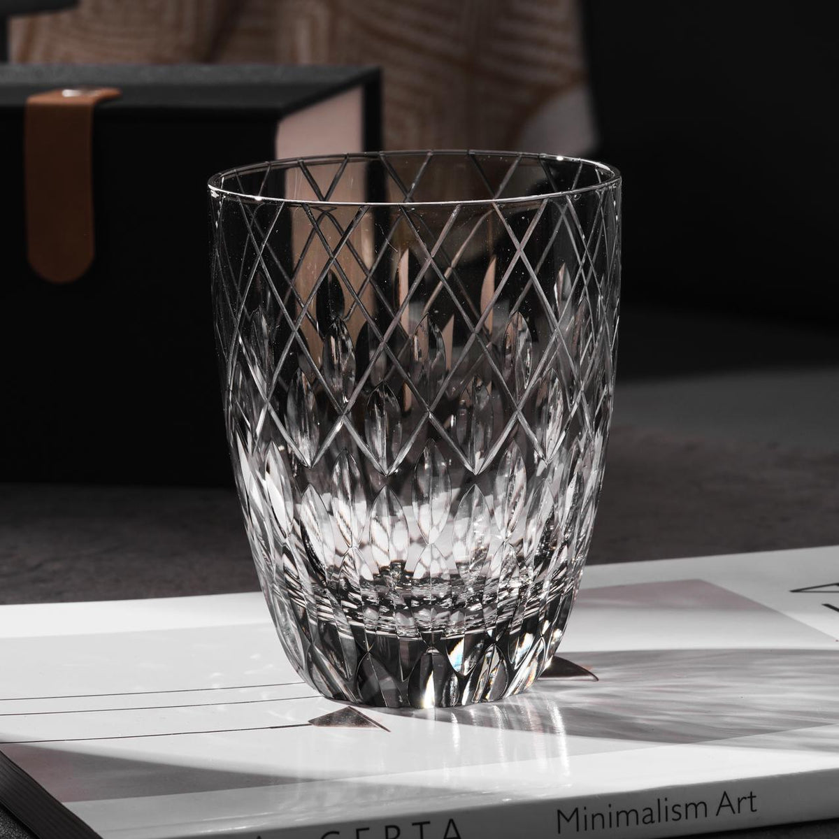 lovecove Hand Cut Rounded Whisky Glass image 8