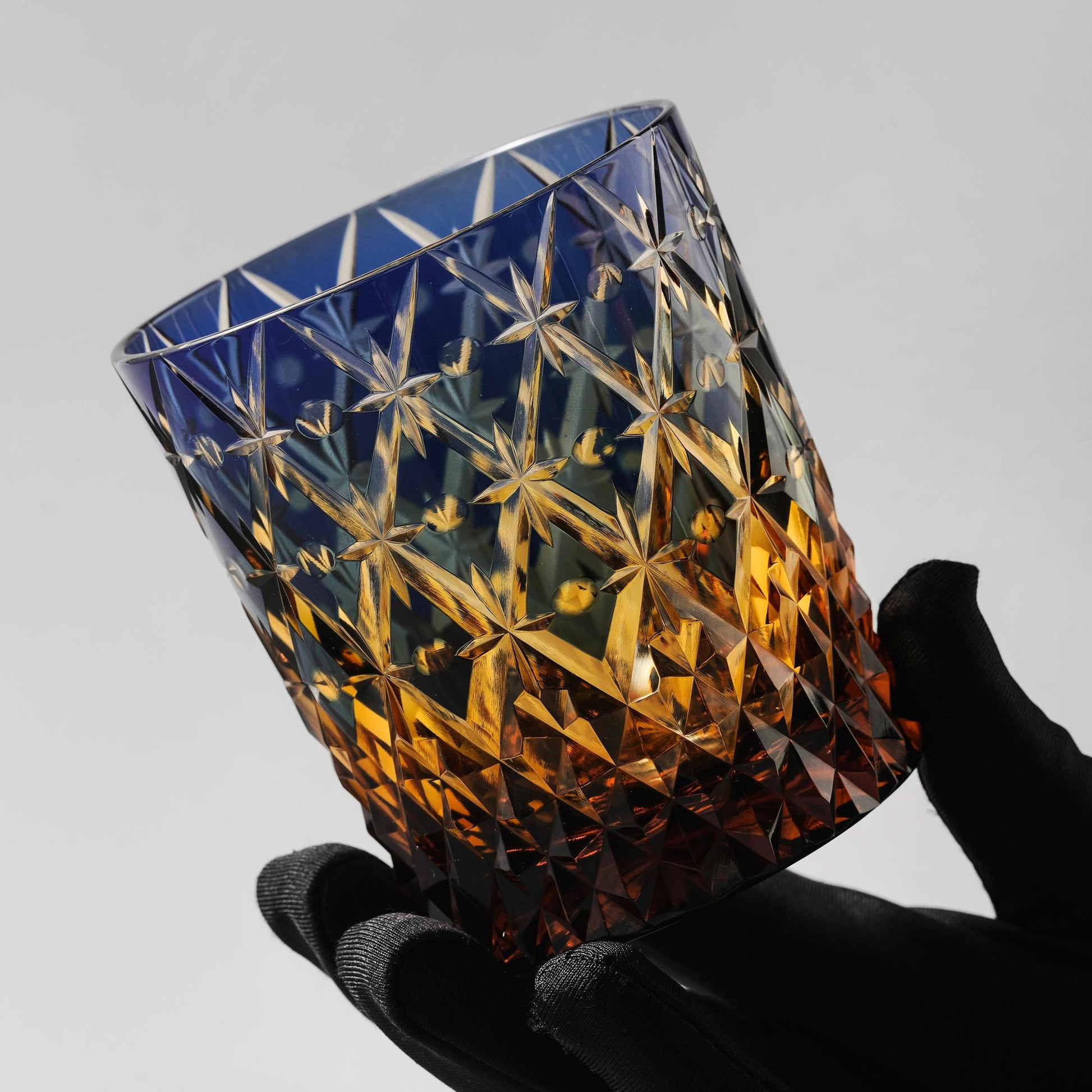 lovecove Hand-Cut Starry Whisky Glass image 4