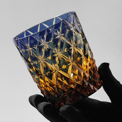 lovecove Hand-Cut Starry Whisky Glass image 4