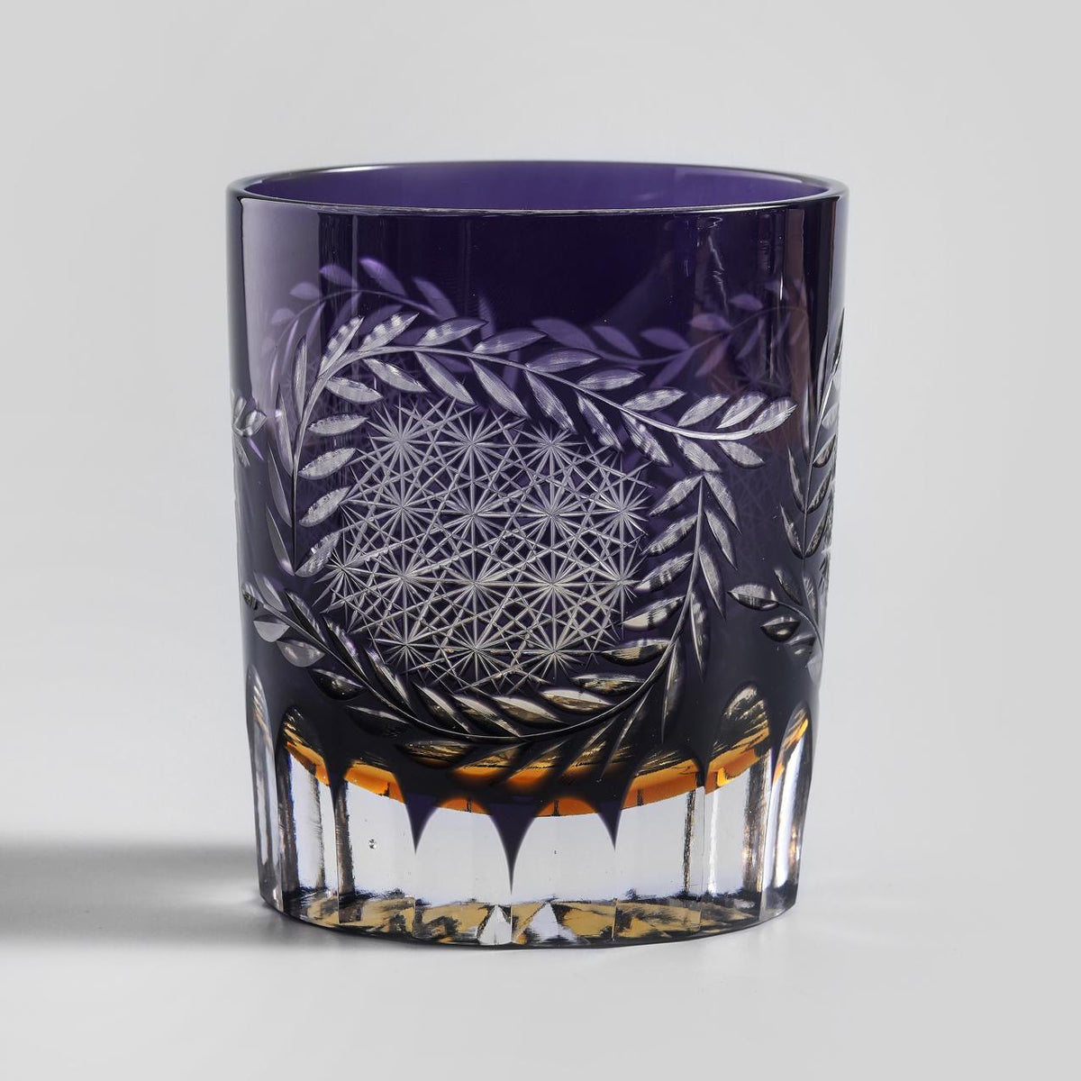 lovecove Hand-Cut Wisteria Whiskey Glass image 5