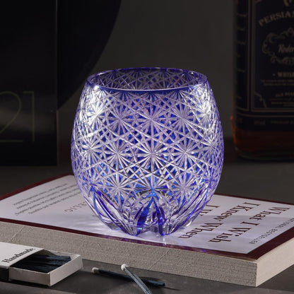 lovecove Hand Cut Egg-Shaped Crystal Glass - 5435 image 2