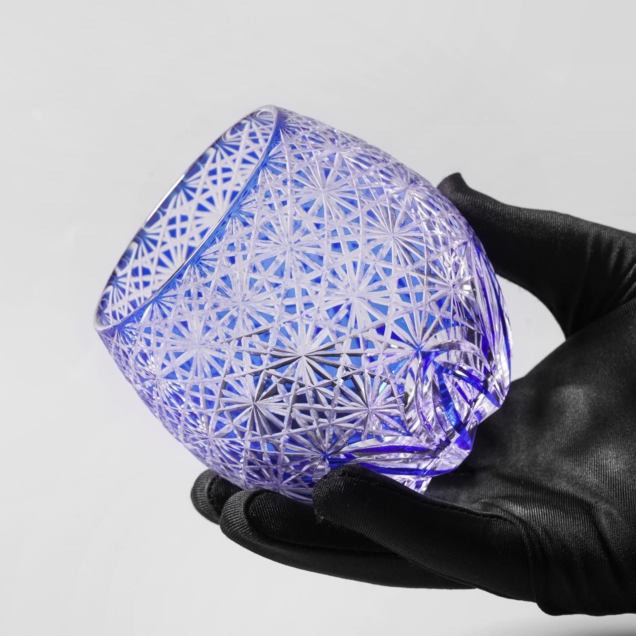 Vitraelle Hand Cut Egg-Shaped Crystal Glass - 5435 image 4