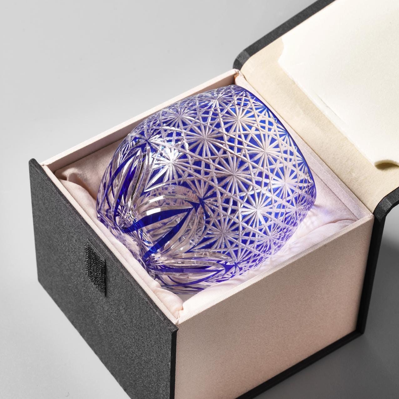 Vitraelle Hand Cut Egg-Shaped Crystal Glass - 5435 image 5