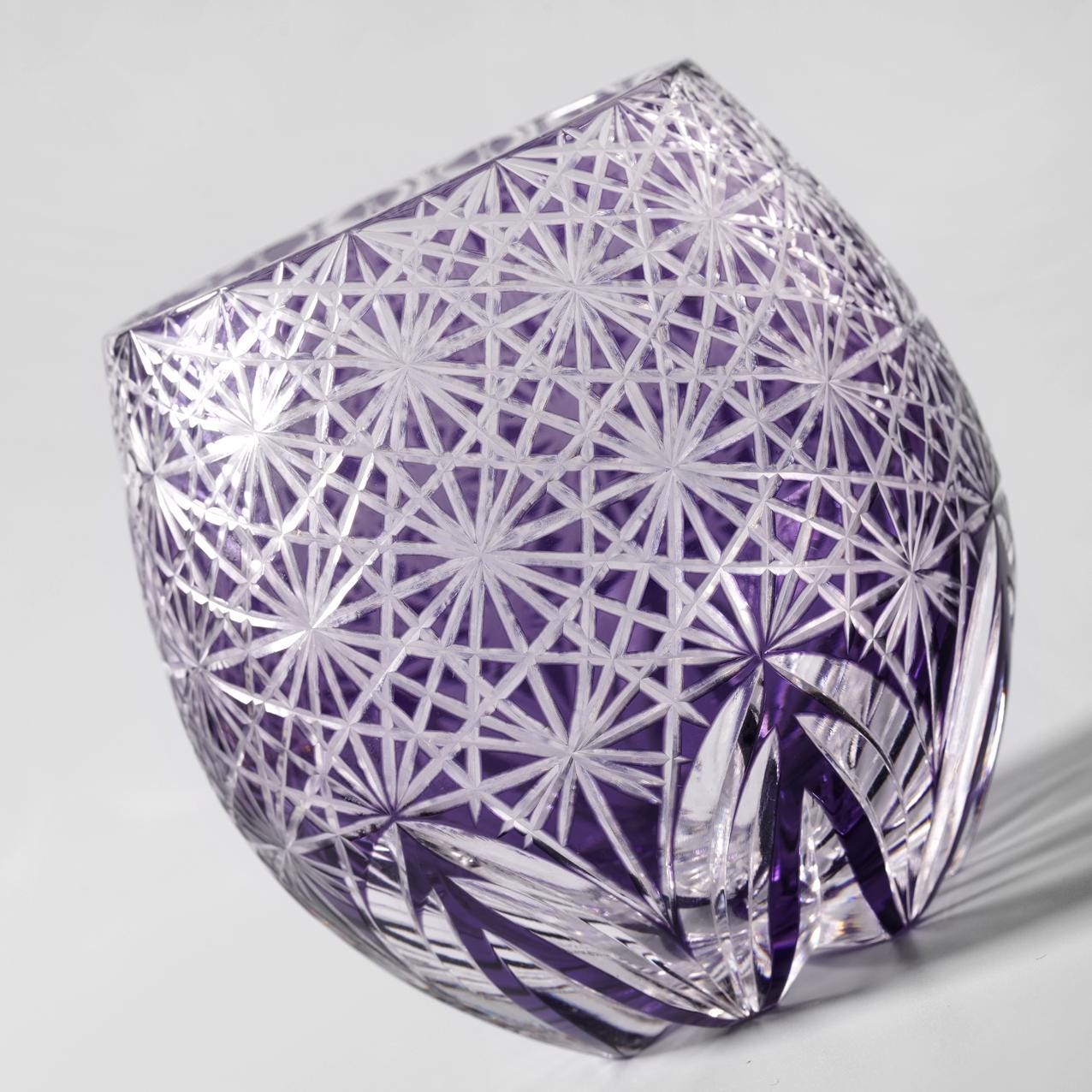 Vitraelle Hand Cut Egg-Shaped Crystal Glass image 4