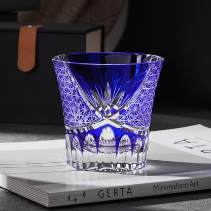 lovecove Hand Cut Flared Shaped Crystal Glass image 2