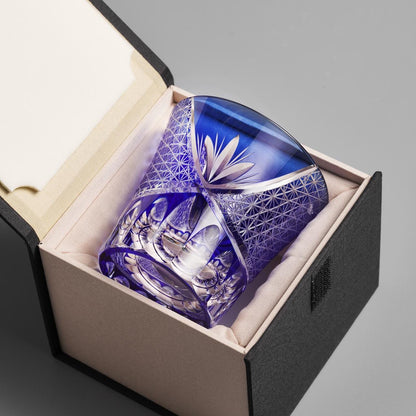 lovecove Hand Cut Flared Shaped Crystal Glass image 4