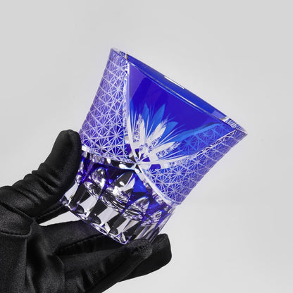 lovecove Hand Cut Flared Shaped Crystal Glass image 5