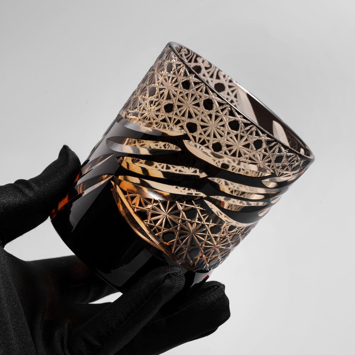 lovecove Hand Cut Flowing Whisky Glass image 4