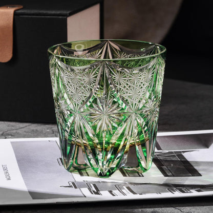 lovecove Hand-Cut Kiriko Crystal Whisky Glass image 10