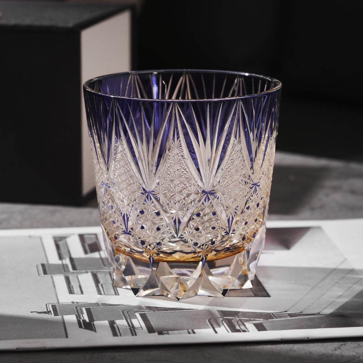 lovecove Hand-Cut Kiriko Luxury Whisky Glass image 7