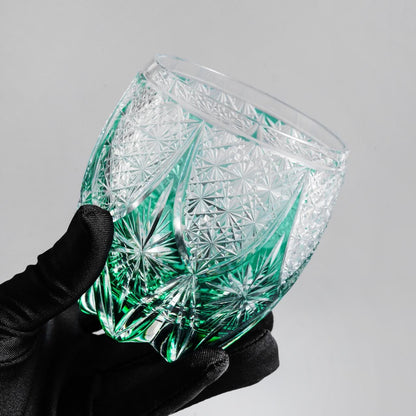 lovecove Hand-Cut Retro Whiskey Glass image 4