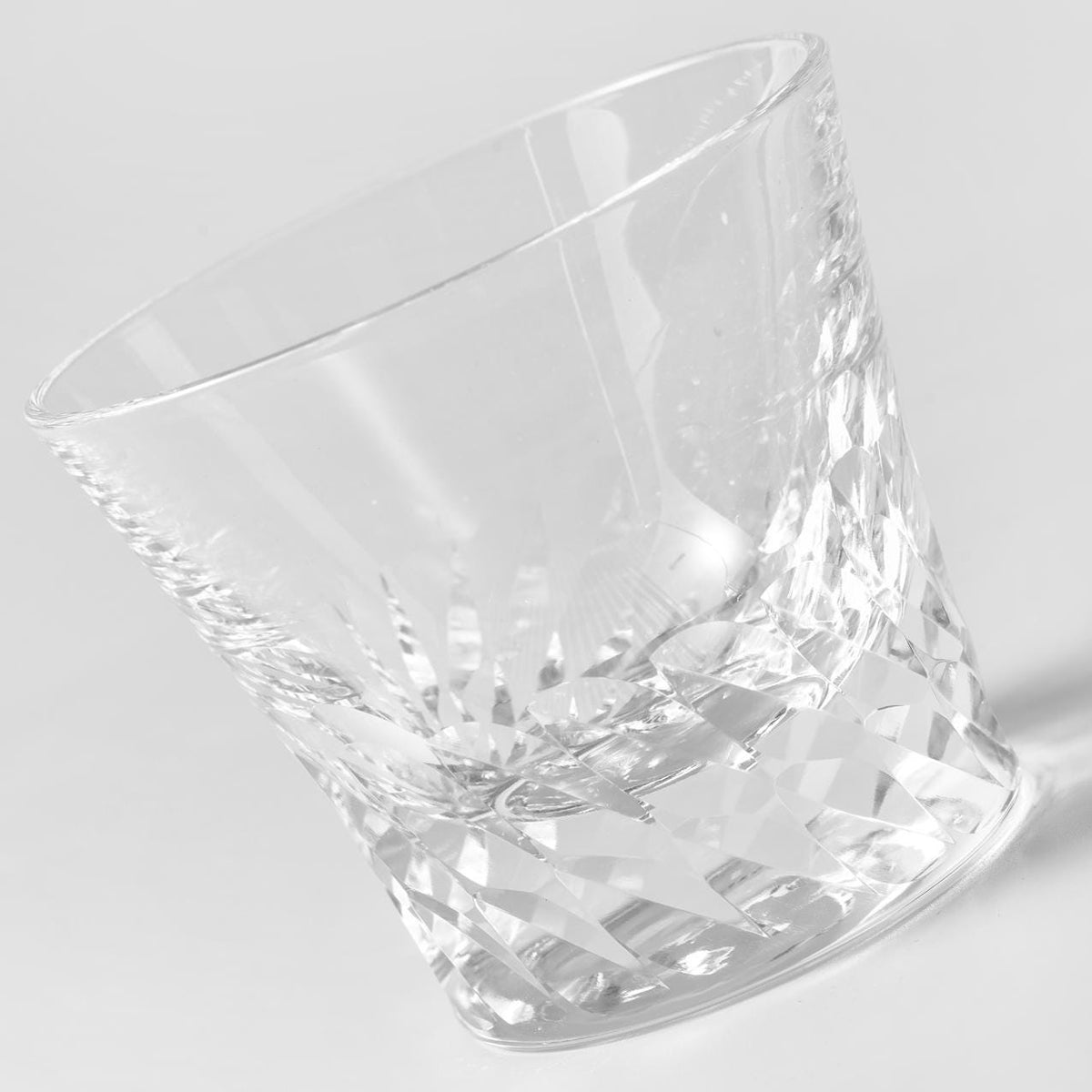 lovecove Hand-Cut Kiriko Clear Crystal Whisky Glass image 5