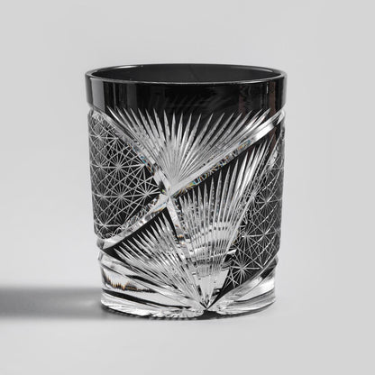lovecove Hand Cut Kiriko Retro Crystal Whiskey Glass image 7