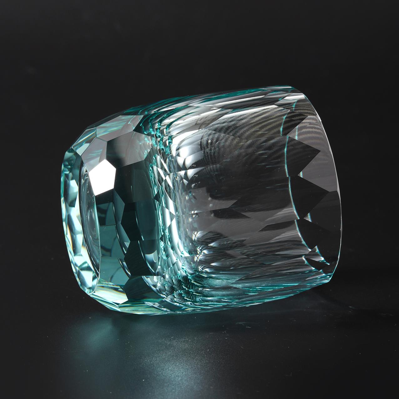 lovecove Hand Cut Kiriko Unique Whiskey Glass image 8