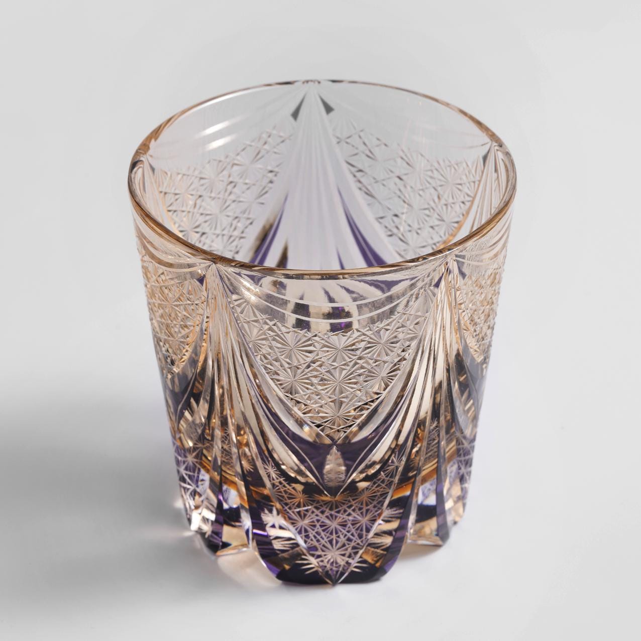 lovecove Hand Cut Luxury Crystal Whisky Glass image 1