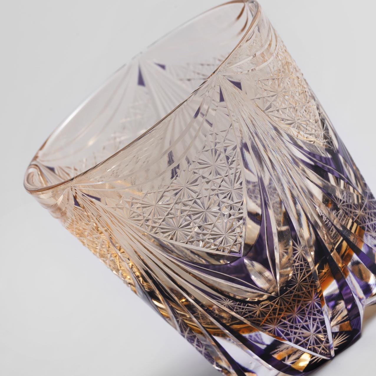 lovecove Hand Cut Luxury Crystal Whisky Glass image 4