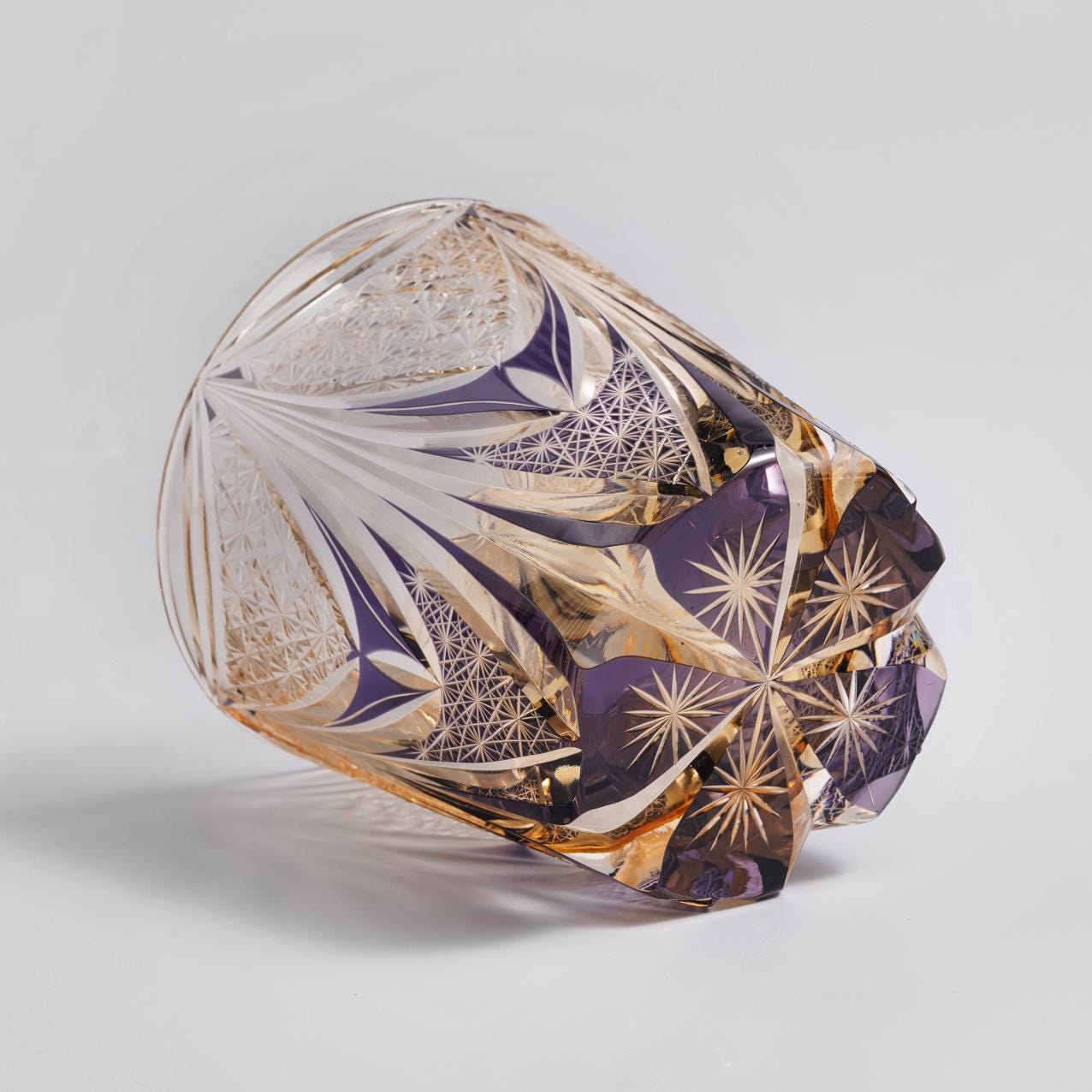 lovecove Hand Cut Luxury Crystal Whisky Glass image 5