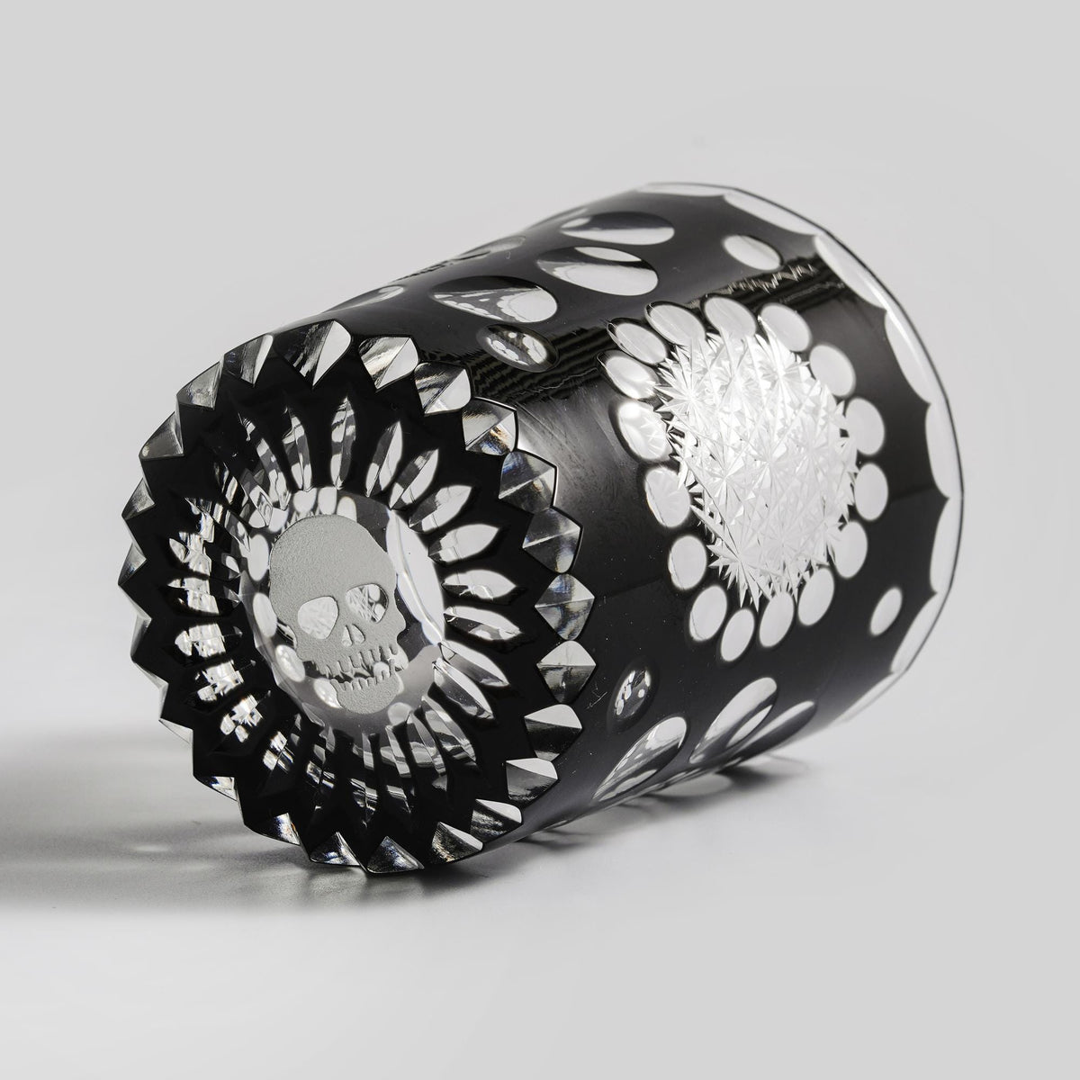 lovecove Hand-Cut Skull Design Crystal Glass image 6
