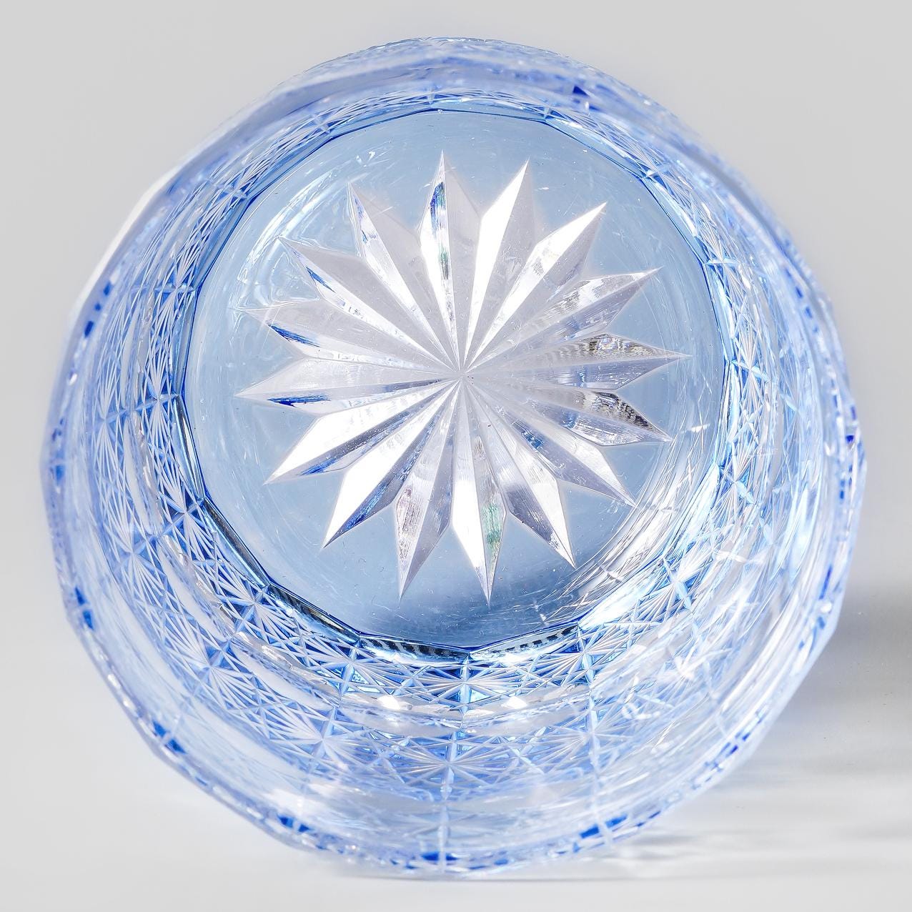 lovecove Hand-Cut Snowflake Crystal Scotch Glass image 4