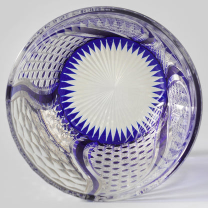 lovecove Hand-Cut Soccer Ball Engraved Whiskey Glass image 1