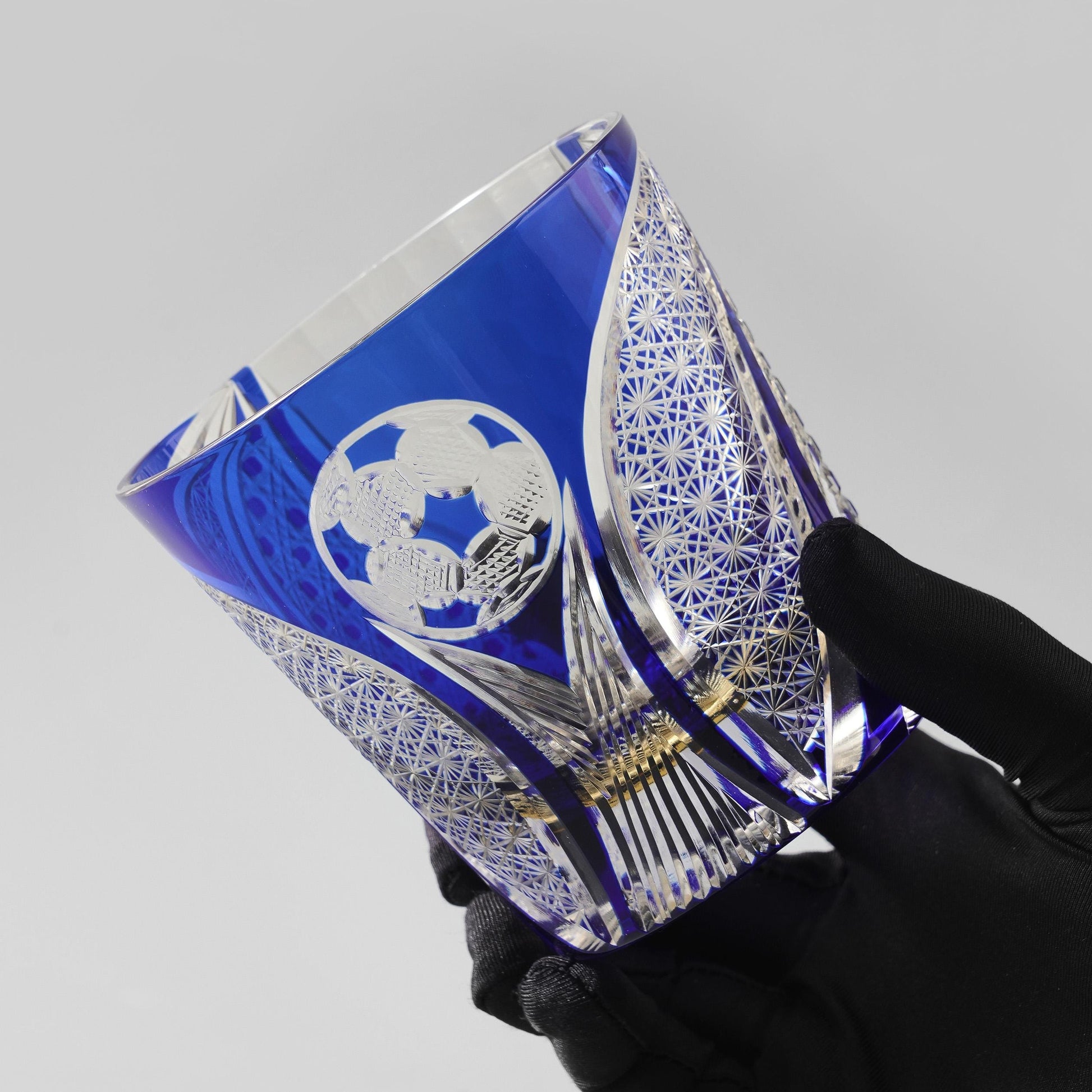 lovecove Hand-Cut Soccer Ball Engraved Whiskey Glass image 5