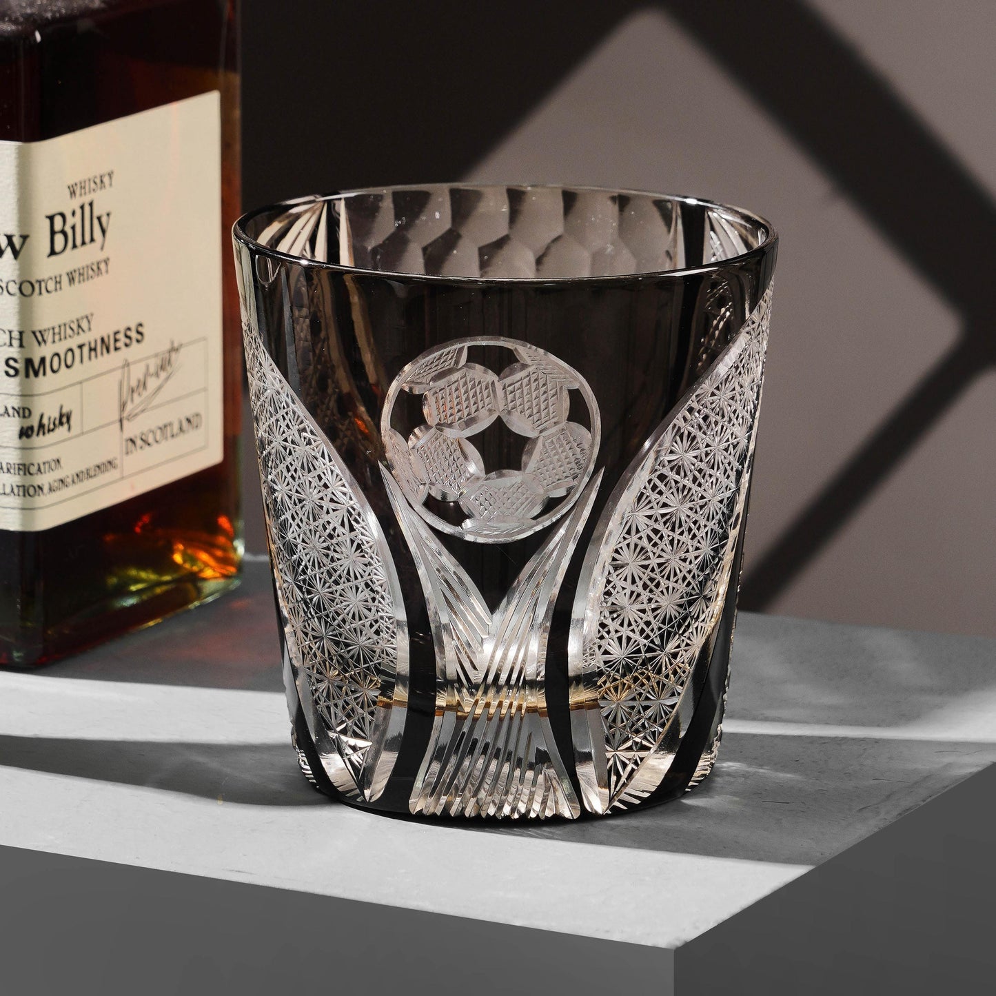 lovecove Hand-Cut Soccer Ball Engraved Whiskey Glass image 7
