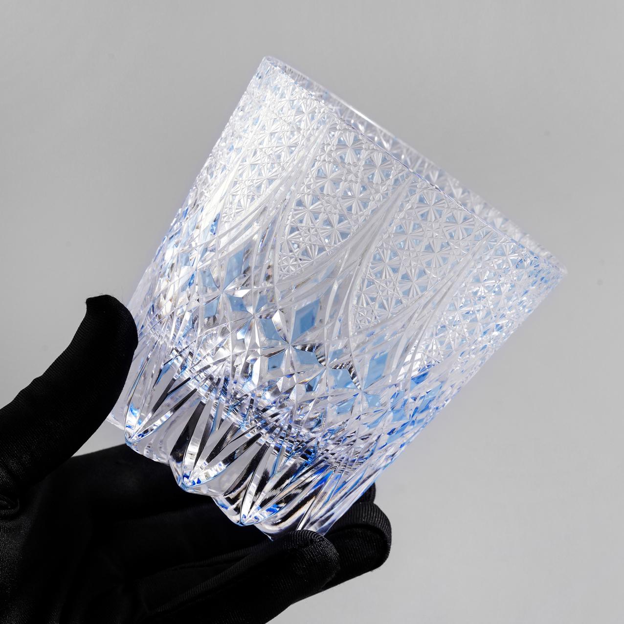 Vitraelle Hand-Cut Vintage Icy Crystal Glass image 6
