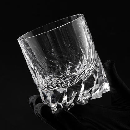 lovecove Hand-Cut Whirlwind Crystal Whiskey Glass image 3