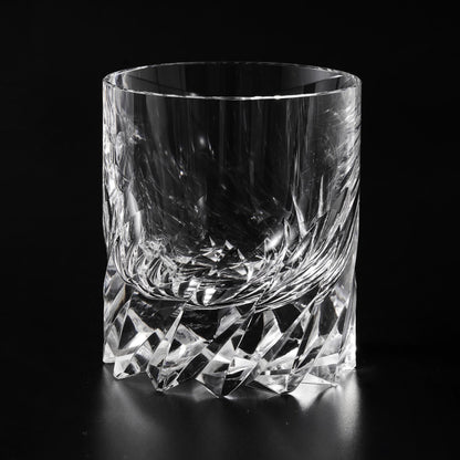 lovecove Hand-Cut Whirlwind Crystal Whiskey Glass image 7