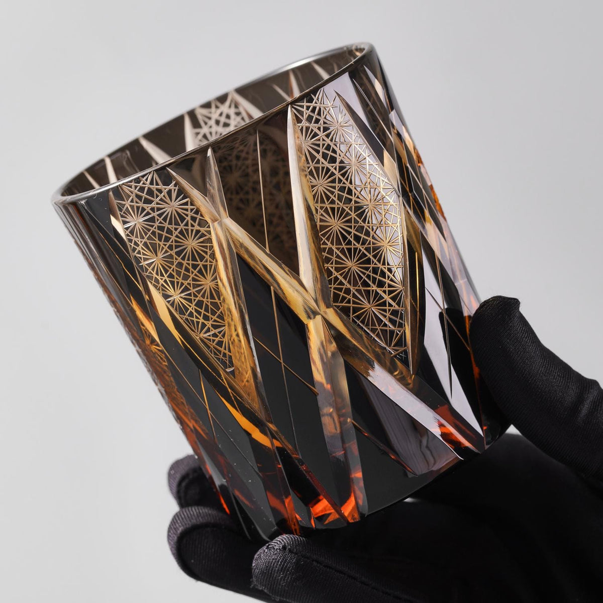 lovecove Amber Black Whisky Glass image 3