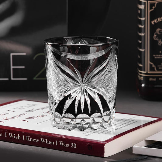 Vitraelle Black Butterfly Cut Crystal Glass – product image 1