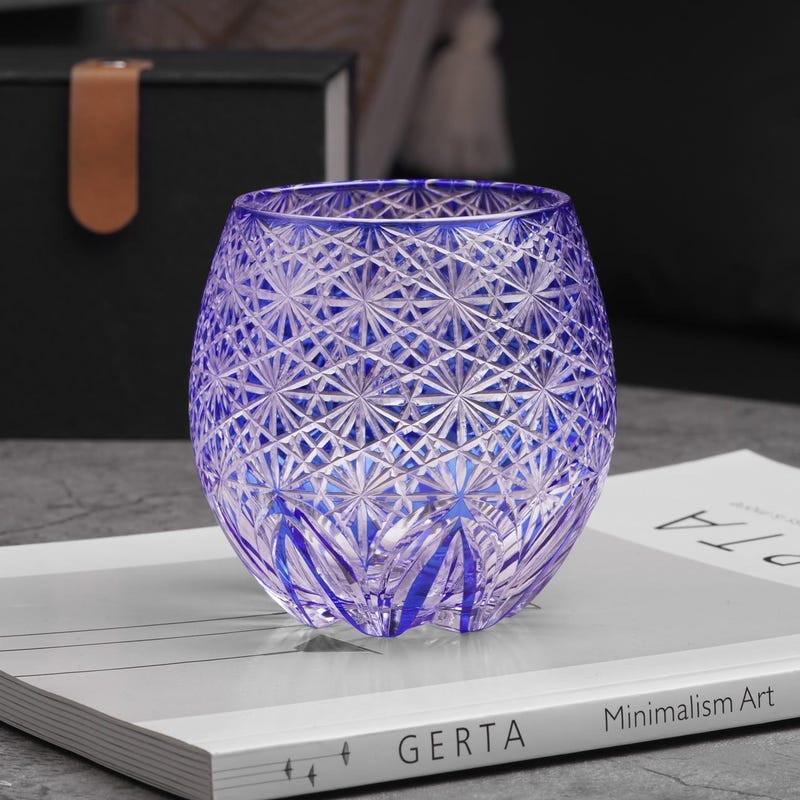 Vitraelle Hand Cut Egg-Shaped Crystal Glass - 5435 – product image 1