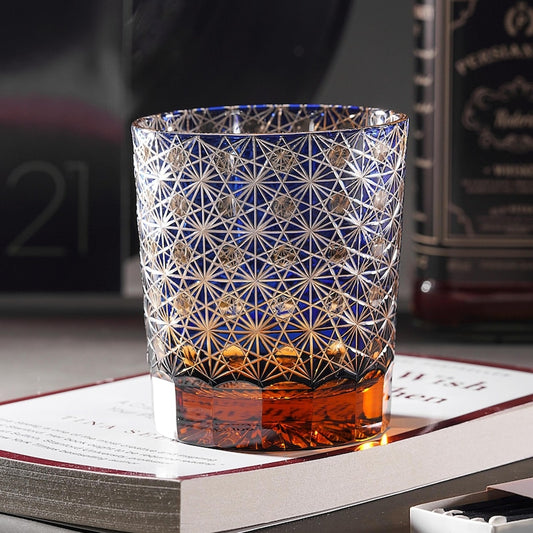 lovecove Hand Cut Crystal Whisky Glass – product image 1