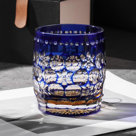 lovecove Hand Cut Unique Luxury Whiskey Glass – product image 1