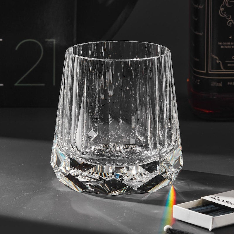 lovecove Hand-Cut Clear Crystal Whiskey Glass – product image 1