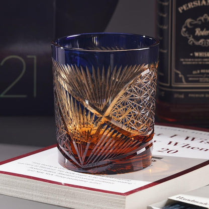lovecove Hand Cut Crystal Whiskey Glass – product image 1